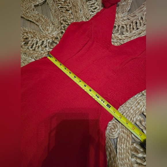 Altar'd State Deep V Tie Top Dress Size Medium - Picture 6 of 9